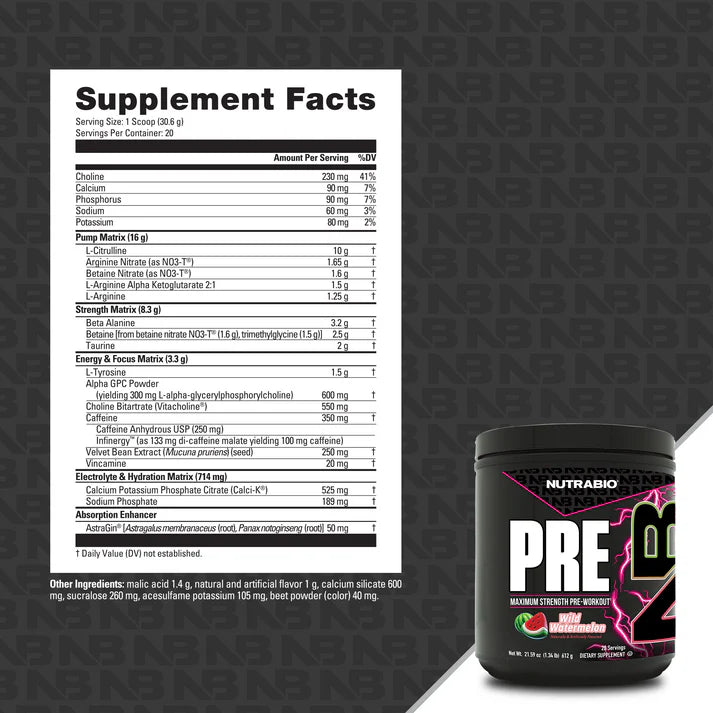 Pre Workout v5 Nutra Bio