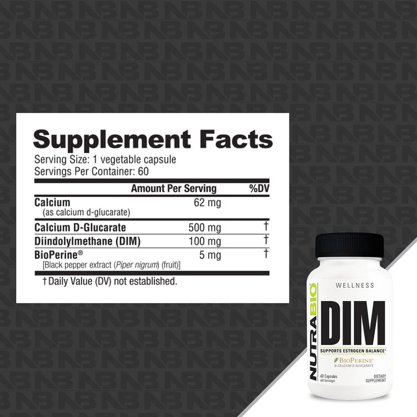 DIM w/Cal D-Gluc Nutra Bio